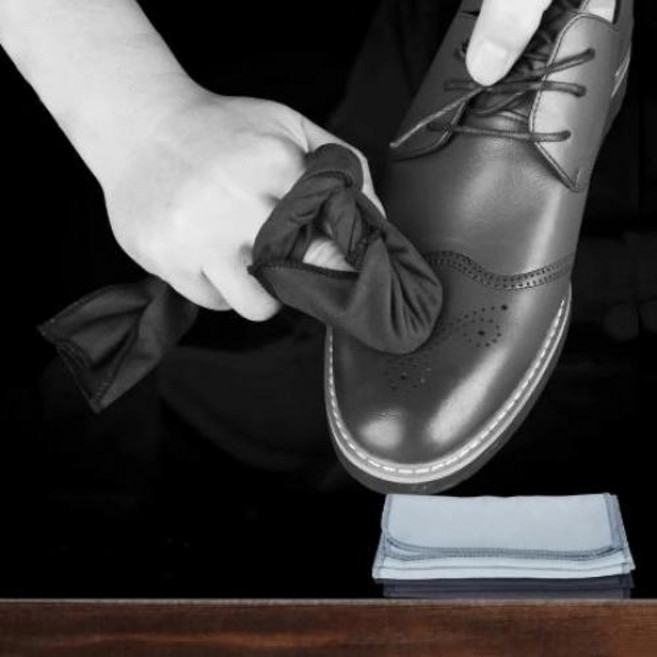 구두 광택용 융 면재질 광택제 구두닦이천 물광 불광 전투화 군화, 단품, 1개