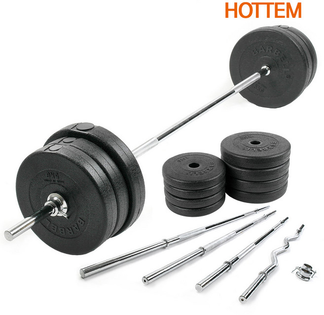 핫템 역기세트 14kg 16kg 20kg 25kg 30kg 40kg 바벨 원판 + 역기봉 컬바 이지바 소봉 중봉 대봉 바벨 세트, WB-1014A, 역기봉 - 소봉 (6Kg/1300mm), 1개