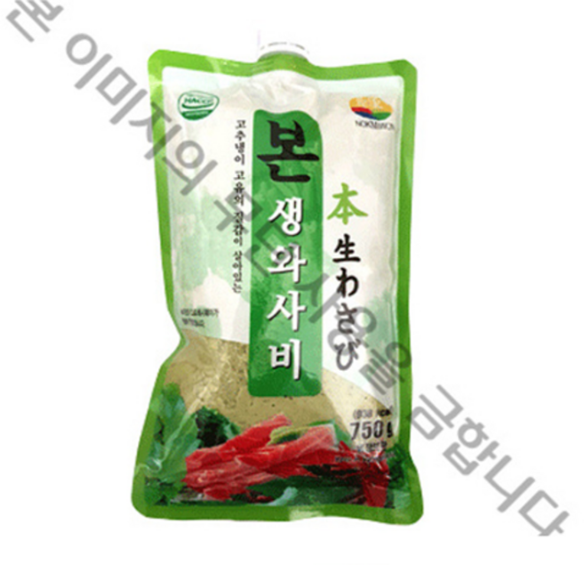 녹미원 본생와사비, 750g, 3개