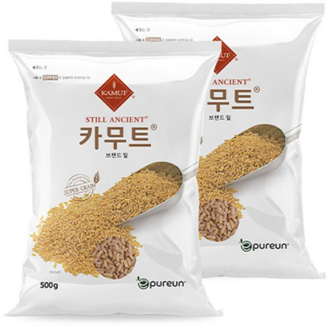 고대곡물 정품 카무트 쌀 500gX2봉, 2개