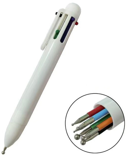 엔리안 6WAY 멀티 도트펜 도팅펜 도트네일, 1개, 화이트