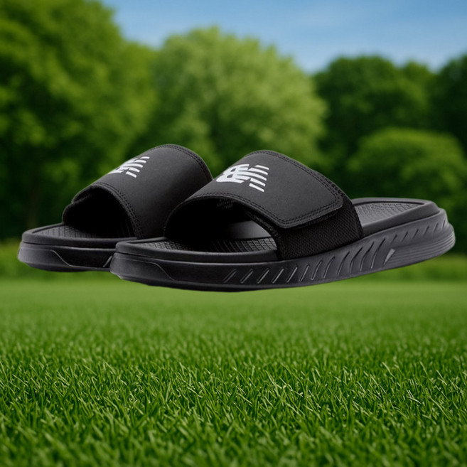 뉴발란스 남녀공용 벨크로 슬리퍼 SD1501BK3