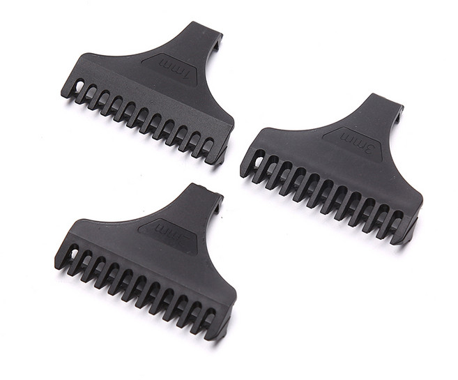 범용 헤어 클리퍼 면도기 리미트 빗 가이드 교체 부착물 세트당 3 개, 01 3PCS