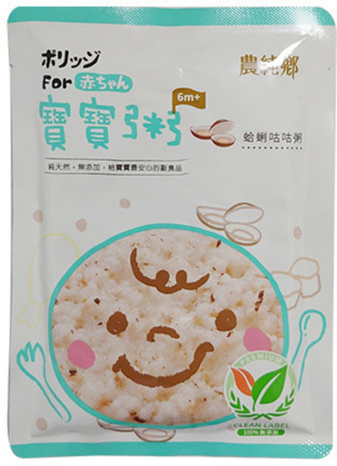 農純鄉寶寶粥, 150g, 1個, 農純鄉｜單包｜蛤蠣150g
