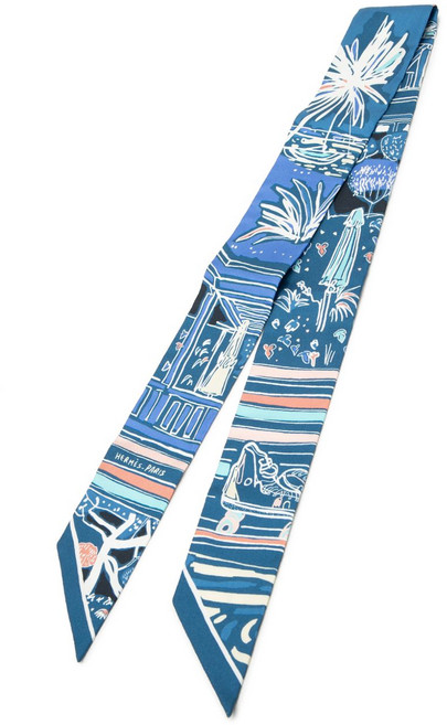 에르메스 중고 2000-2025 라유르 드 에테 실크 트윌리 스카프