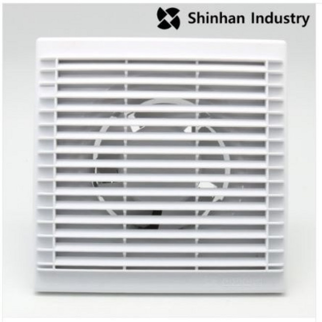 (신한산업) S-10 욕실용 저소음 내습형 4각형 환풍기, 1개