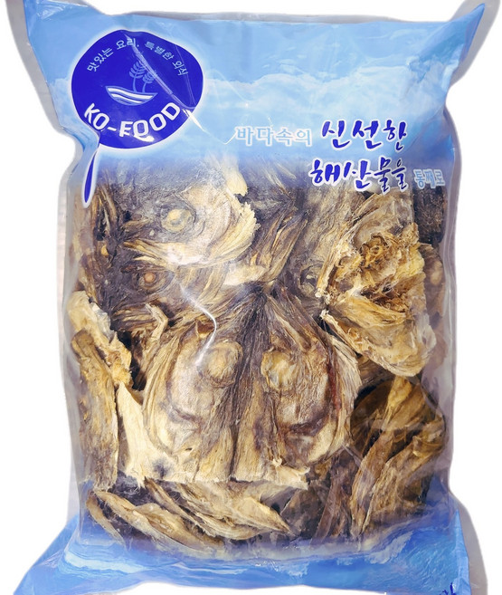 황태머리 북어머리 북어대가리 육수용 500g 국물용, 1개