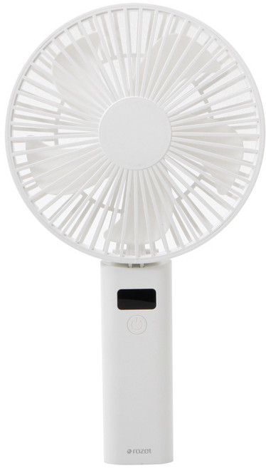 rozet 빅팬 휴대용 접이식 손선풍기 RA-710, 화이트