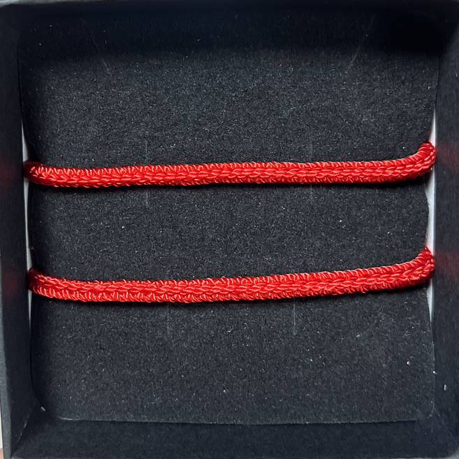 실팔찌 커플 행운 2개세트 선물용 수제