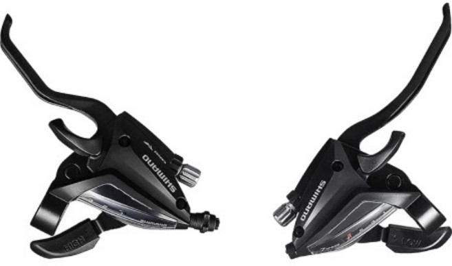 SHIMANO ST-EF500 煞變一體把手 3x7速 21段變速 自行車, 1個, 3X7 變速把手, N/A