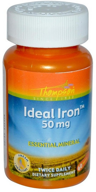 Thompson Ideal Iron 톰슨 아이디얼 아이론 50mg 60타블렛 6팩