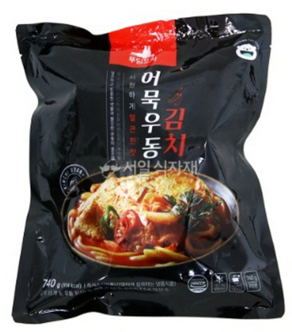 푸딩팩토리 김치어묵우동, 740g, 5개