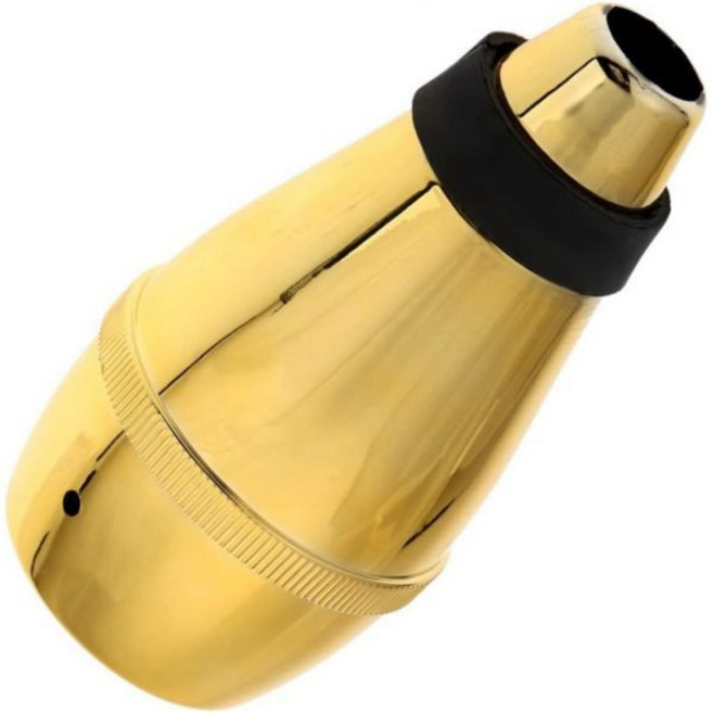알루미늄 트럼펫 뮤트 연습 소음기 재즈 컵 피팅 액세서리 혼 라이트, Golden, 1개