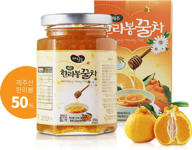 제주담음 한라봉꿀차 오미자꿀차 청귤차 450g, 1개입, 1개