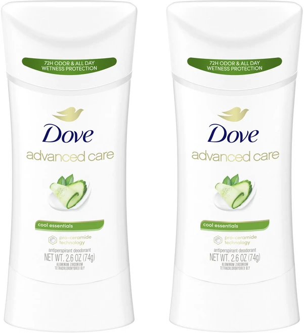 도브 어드밴스드 케어 데오도란트 쿨 에센셜, 74g, 2개 - 쿠팡