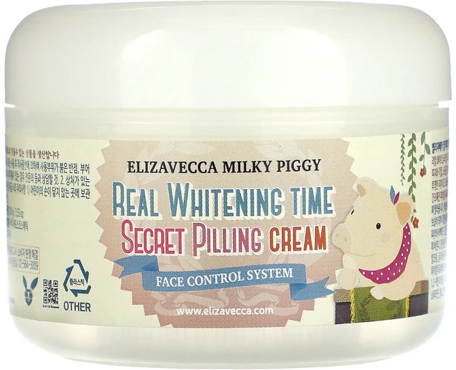Elizavecca 밀키 피기 시크릿 필링 크림 페이스 컨트롤 시스템 100g(3.53oz) Elizavecca (엘리자베카), 100g - 쿠팡