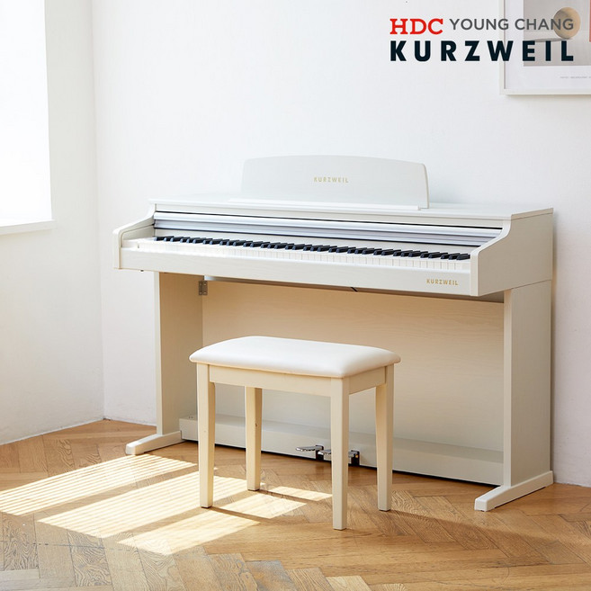 영창 커즈와일 M5 전자디지털피아노 해머건반 국내생산, 화이트, 1개