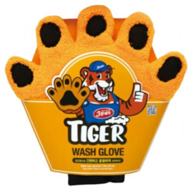 카렉스 3분세차 타이거 세차 장갑, 1개