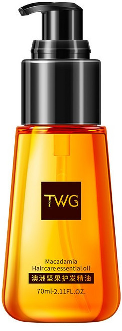 免沖洗護髮精油 柔順修護 堅果滋養 保濕改善炸毛, 1個, TWG堅果護髮精油, 70ml