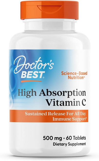 Doctor's BEST 12小時維他命C錠, 60顆, 1罐