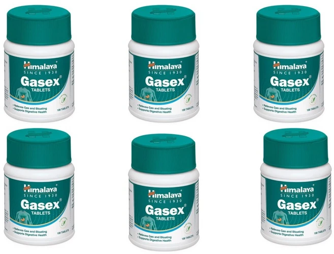Himalaya Gasex Tablet, 6세트, 60정 - 쿠팡