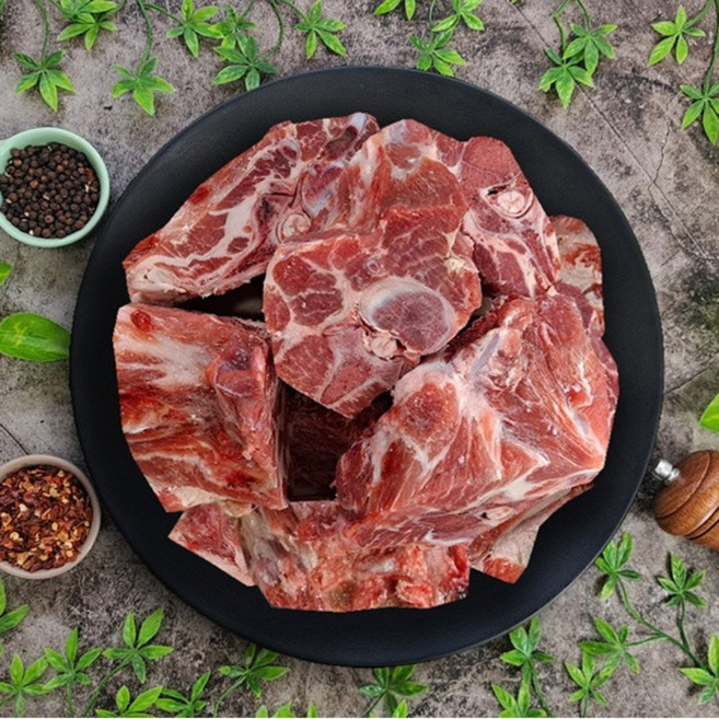 VGD 목뼈 감자탕 해장국 큰뼈10cm~13cm, 2kg, 1개