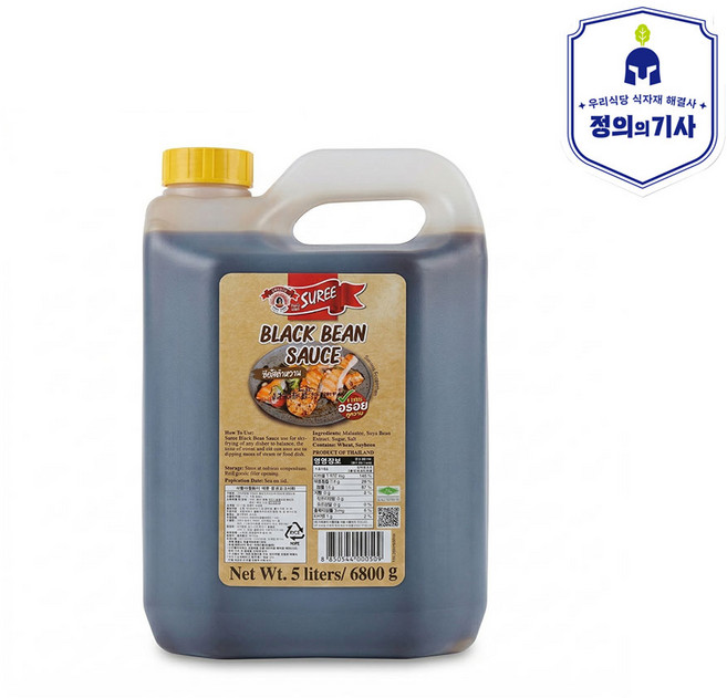 수리 블랙빈소스 업소용 중식 볶음소스 대용량, 1개, 5L
