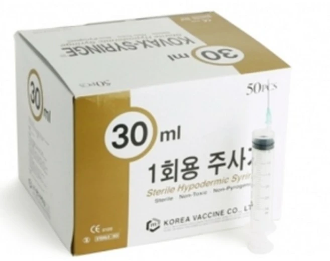 Kovax-Syringe 1ml~50ml 시린지 주사기 일회용 주사기 주사침 포함, 1개 - 쿠팡