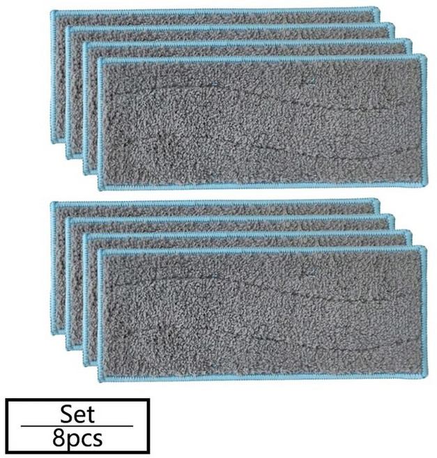 로봇 진공 청소기 걸레 천 패드 교체 부품 세척 습식, [03] 8pcs, 1개