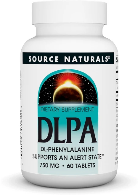 소스네츄럴스 DLPA 750mg, 2개, 60정 - 쿠팡