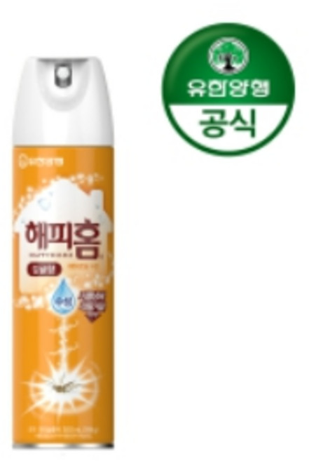 해피홈 에어로솔 모기약 감귤향, 500ml, 15개