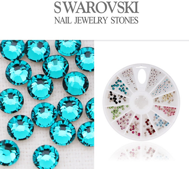 스와로브스키 정품 네일스톤 154종 모음, 1개, 옵션143. 컬러혼합 S07 240개 DSSCR-S07-CM