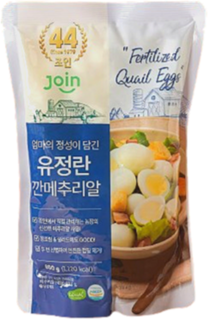 조인 유정란 엄마의 정성이 담긴 깐 메추리알 800g, 1개