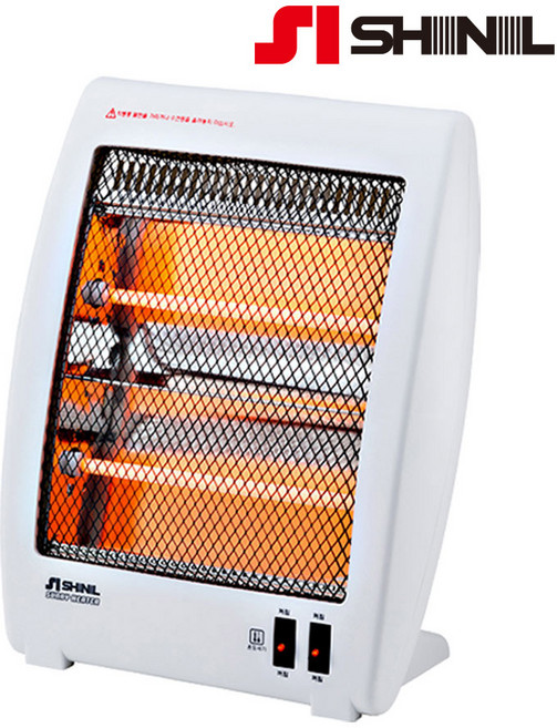 신일 석영관 미니 발히터 소형 전기난로, SEH-KS80