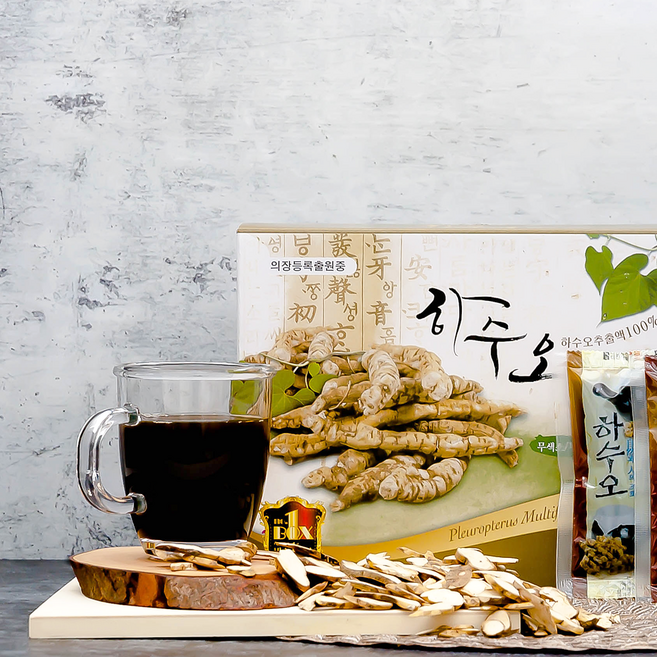 건강더한 하수오즙 국산 백수오즙, 150개, 110ml