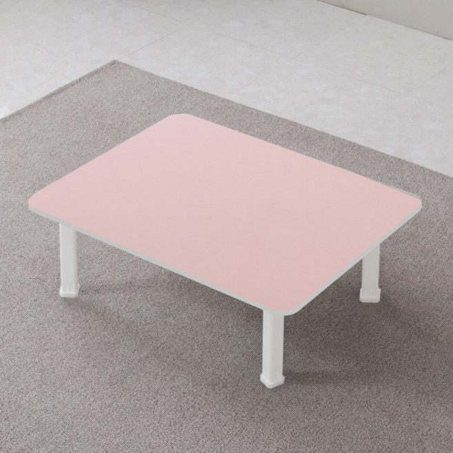 이반가구 접이식 칼라테이블 기본다리 하이그로시 좌식 다용도 책상 공부상 다과상 티테이블 사이드테이블, 800x600, 핑크