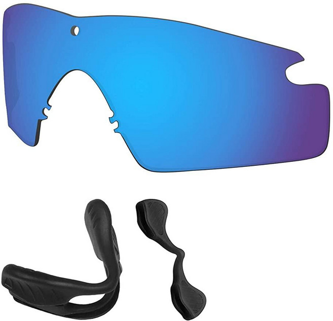 Predrox 오클리 선글라스 OO9146용 HD to Grey 포토크로믹 Si M 프레임 3.0 렌즈 및 노즈 피스 교체품 105820