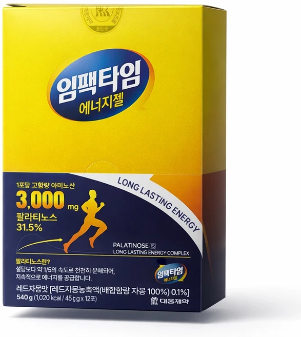 임팩타임 에너지젤, 45g, 12개 - 쿠팡