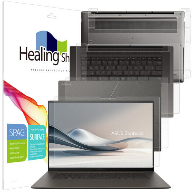 아트박스/힐링쉴드 젠북 S 16 OLED UM5606WA 슈페리어저반사1매 외부3종, 1개