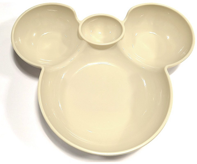 니드산업개발 나눔접시(팬더), 아이보리, 1개