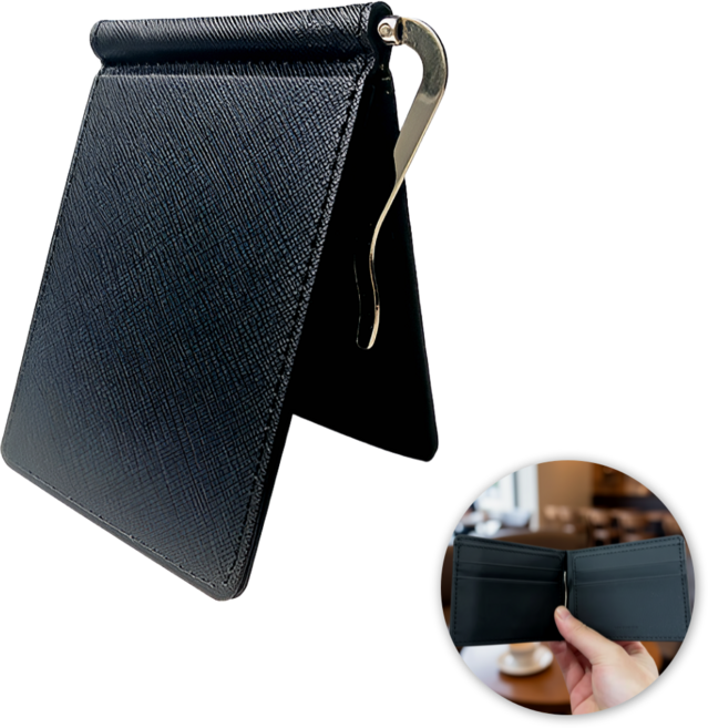 초슬림 남성 머니클립 카드지갑 반지갑