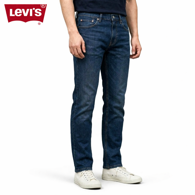 리바이스 청바지 남자 502 테이퍼드핏 진청 도레모드파우치