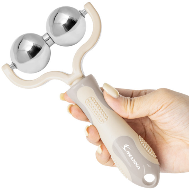 아이워너 쿨앤핫 마사지스틱 듀얼 롤링 마사지롤러, 1개