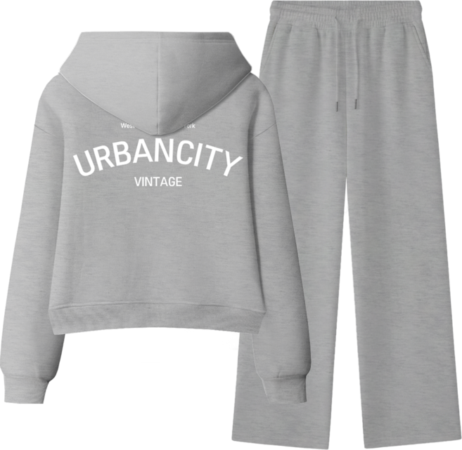 몰토벨리노 [ANSANGSA] 기모 어반시티 여성 후드 상하세트