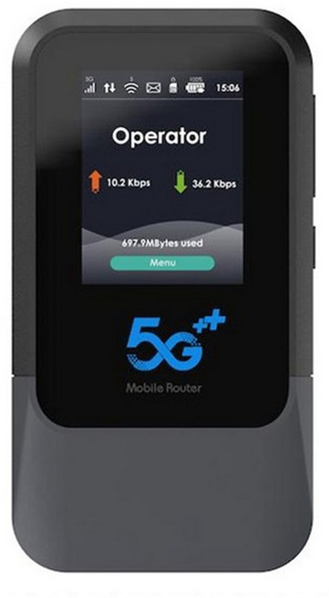 새로운 5G SA NSA 포켓 미니 WiFi SIM &amp; Esim V510 모뎀 포켓 모바일 휴대용 핫스팟 Wi-Fi 실내 WiFi6 라우터, 회색
