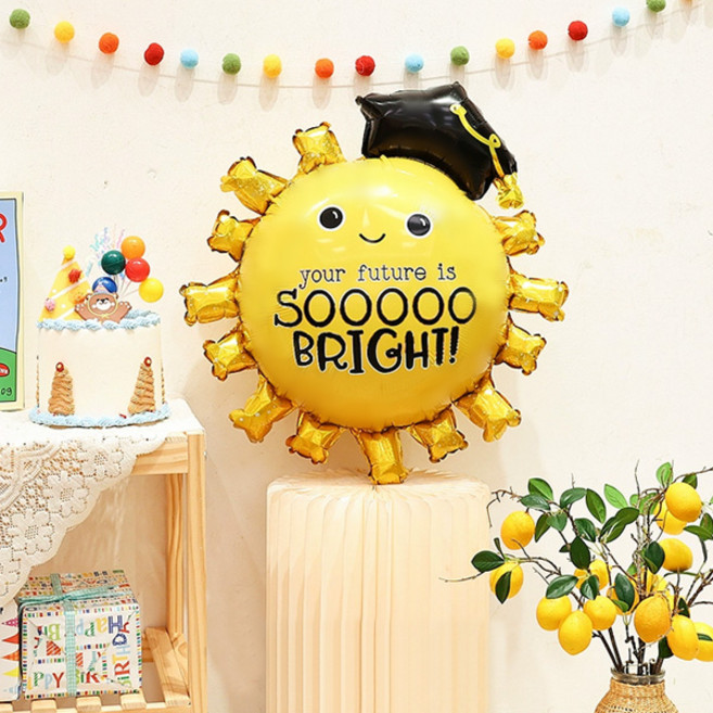 졸업학사모 태양, 혼합색상, 1개