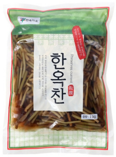 바이오마켓_한옥찬 간장마늘쫑지 1kg/옛한옥마을, 1kg, 10개