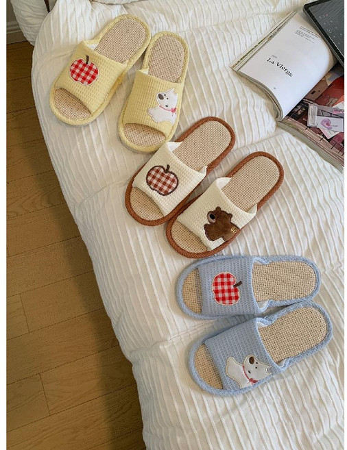 귀여운 실내화 층간소음 슬리퍼 여름 거실화