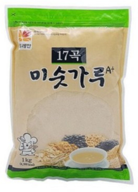 뚜레반 17곡 미숫가루, 1kg, 2개