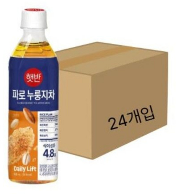 햇반 파로 누룽지차, 24개, 500ml